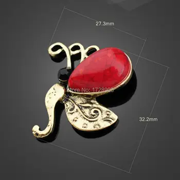 50PCS 32.2x27.3mm Antique Zinc Alloy Animal Charms Red Gem Butterfly Diy Jewelry Findings Accessories Wholesale
50PCS 32.2x27.3mm Antique Zinc Alloy Animal Charms Red Gem Butterfly Diy Jewelry Findings Accessories Wholesale