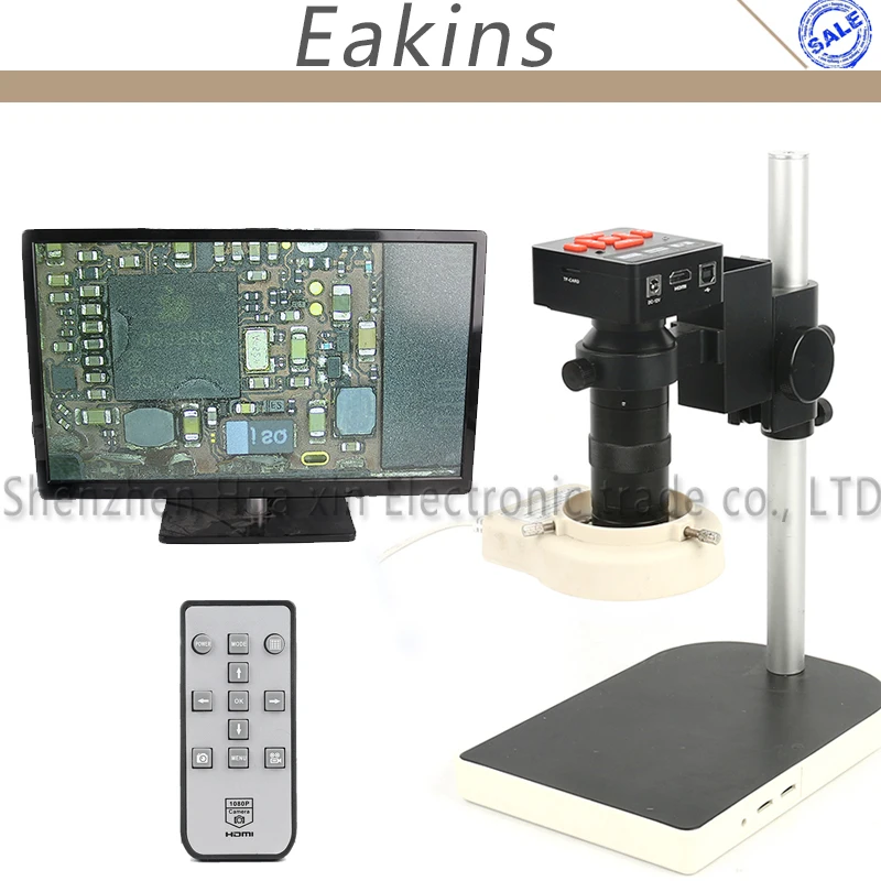 IR Digital 1080P 21MP HDMI USB HD 100X Industrial Electronic Video Recorder Microscope Camera Set For Lab Phone PCB Soldering
IR Digital 1080P 21MP HDMI USB HD 100X Industrial Electronic Video Recorder Microscope Camera Set For Lab Phone PCB Soldering