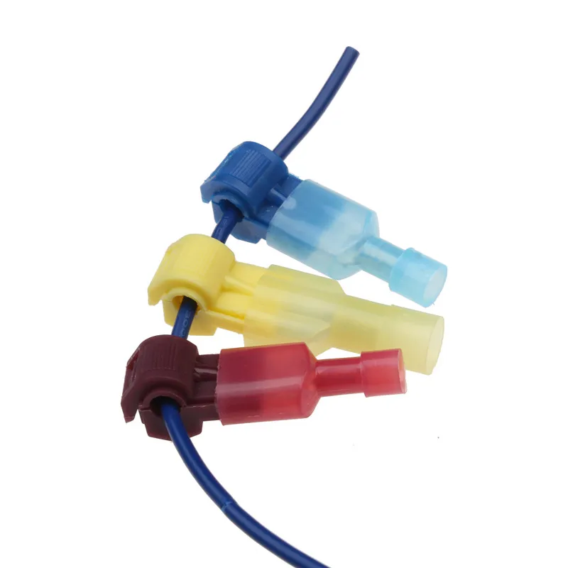 30Pcs T-Tap/Male Terminal Scotch Lock Quick Splice Terminals Combo Red Blue Yellow Insulated Wire Connectors 22-10 AWG
30Pcs T-Tap/Male Terminal Scotch Lock Quick Splice Terminals Combo Red Blue Yellow Insulated Wire Connectors 22-10 AWG