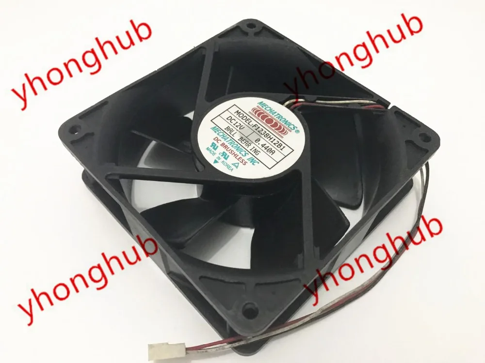 MECHATRONICS F1238H12B1 DC 12V 0.440A 3-проводной 120x120x38 мм вентилятор охлаждения сервера
MECHATRONICS F1238H12B1 DC 12V 0.440A 3-проводной 120x120x38 мм вентилятор охлаждения сервера
