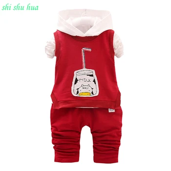 Boy Clothes Cartoon Print Long-sleeved Hooded Jacket T-shirt Pants Three-piece Set 1-4 Y Child Quality Clothing 2019 Hot Sale
Boy Clothes Cartoon Print Long-sleeved Hooded Jacket T-shirt Pants Three-piece Set 1-4 Y Child Quality Clothing 2019 Hot Sale