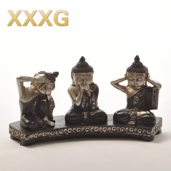 XXXG// style Home Furnishing resin jewelry ornaments imitation Buddha three wise monkeys Crafts Ornament meaning
XXXG// style Home Furnishing resin jewelry ornaments imitation Buddha three wise monkeys Crafts Ornament meaning