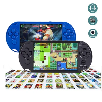 Portable X9 Game Player Built-in 500 Classic Games Support TV Out Put With Camera MP3/ MP5 Movie Function For Kids Children Gift
Portable X9 Game Player Built-in 500 Classic Games Support TV Out Put With Camera MP3/ MP5 Movie Function For Kids Children Gift