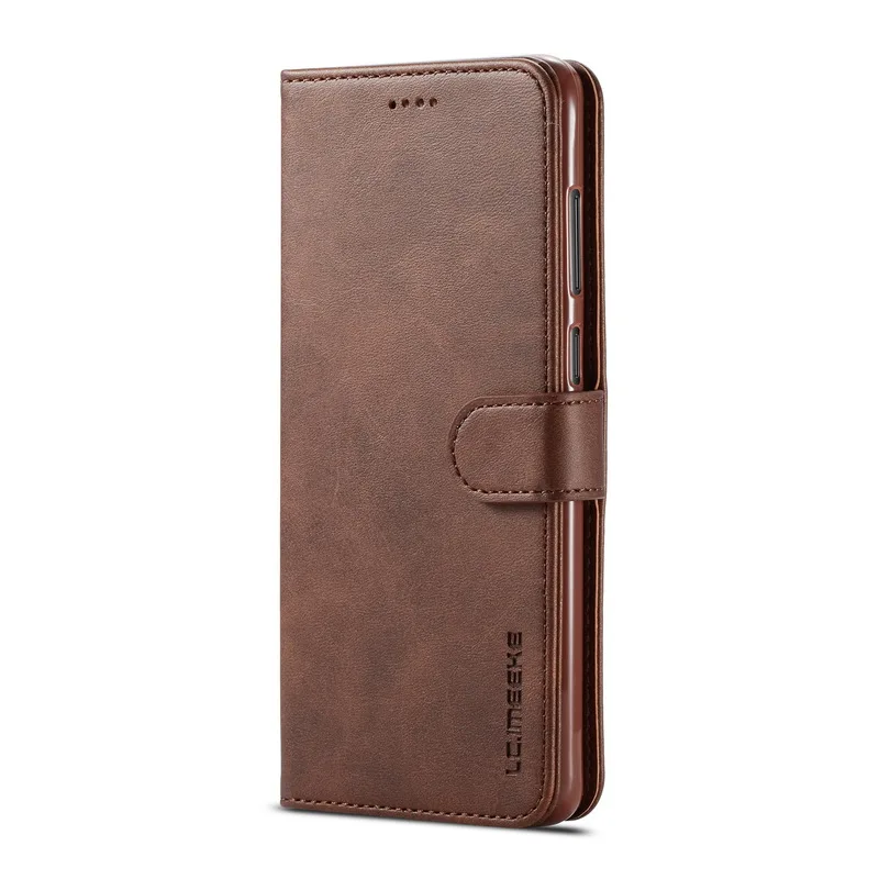 

LC.IMEEKE Wallet Leather Stand Case for Samsung Galaxy A9 (2018) global version cards slot leather wallet flip For Samsung A9S