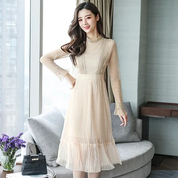 2018 Spring New Lace Midi Dress Ukraine Fashion Elegant Clothes For Women Temperament Mesh long Sleeve Dresses For Women
2018 Spring New Lace Midi Dress Ukraine Fashion Elegant Clothes For Women Temperament Mesh long Sleeve Dresses For Women
