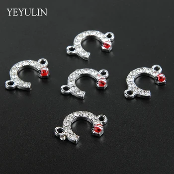 Enamel Ladybug Crystal Horseshoe Connectors For Jewelry Making Bracelet Findings Accessories DIY Craft 10pcs
Enamel Ladybug Crystal Horseshoe Connectors For Jewelry Making Bracelet Findings Accessories DIY Craft 10pcs