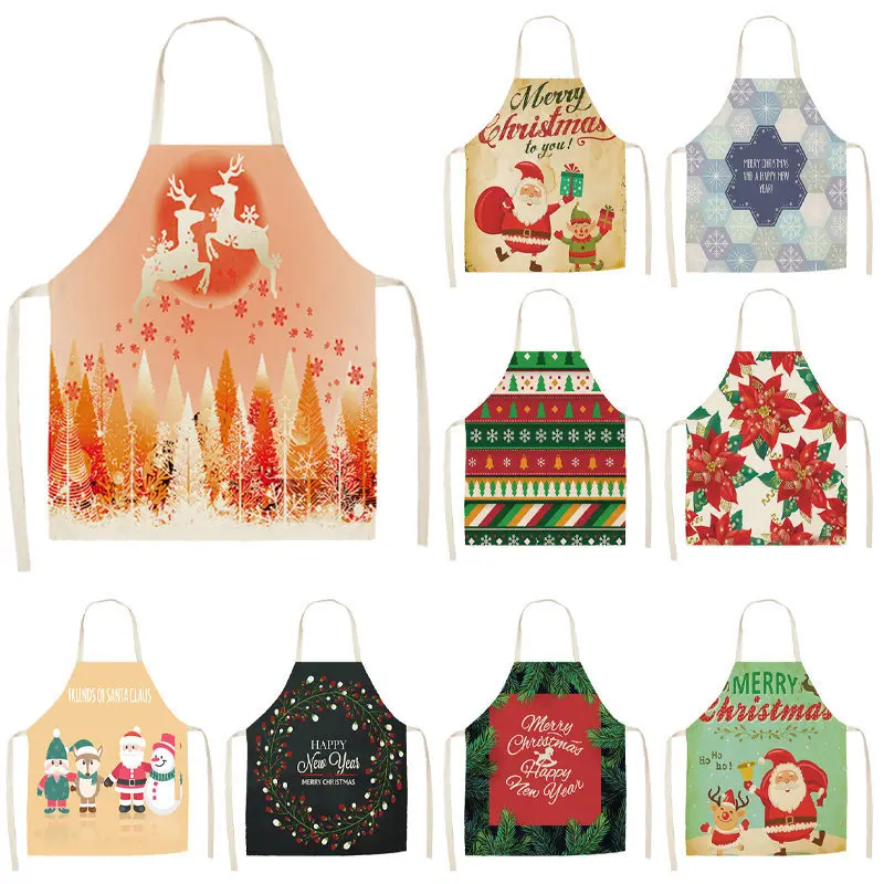 1pcs Christmas Apron Pinafores Cotton Linen Aprons 53*65cm Woman Adult Bibs for Home Kitchen Cooking Baking Accessories CM1006
1pcs Christmas Apron Pinafores Cotton Linen Aprons 53*65cm Woman Adult Bibs for Home Kitchen Cooking Baking Accessories CM1006