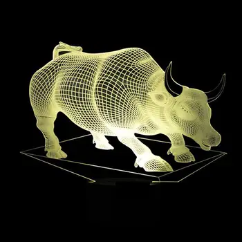New Bull 3d Led Colorful Lights Remote Desk Lamp Acrylic Vision Table Lamps For Living Room Lamparas De Mesa 3d Nightlight
New Bull 3d Led Colorful Lights Remote Desk Lamp Acrylic Vision Table Lamps For Living Room Lamparas De Mesa 3d Nightlight