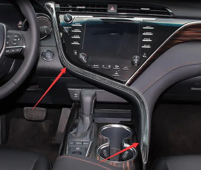 High-quality ABS Carbon Fiber Interior trim Strips Above stall 2018 FOR Toyota Camry
High-quality ABS Carbon Fiber Interior trim Strips Above stall 2018 FOR Toyota Camry