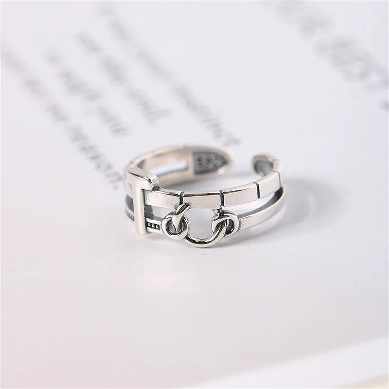 Flyleaf Ins Style Double Layer Real 925 Sterling Silver Rings For Women High Quality Fine Jewelry Femme Open Ring Vintage Men
Flyleaf Ins Style Double Layer Real 925 Sterling Silver Rings For Women High Quality Fine Jewelry Femme Open Ring Vintage Men