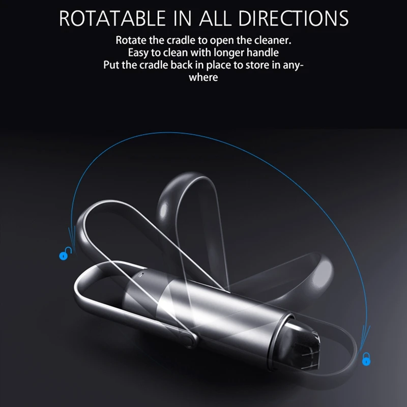 Gadgetoo Rock X Autobot V2 Car Portable Handheld Powerful Vacuum Cleaner With Hipa Filter