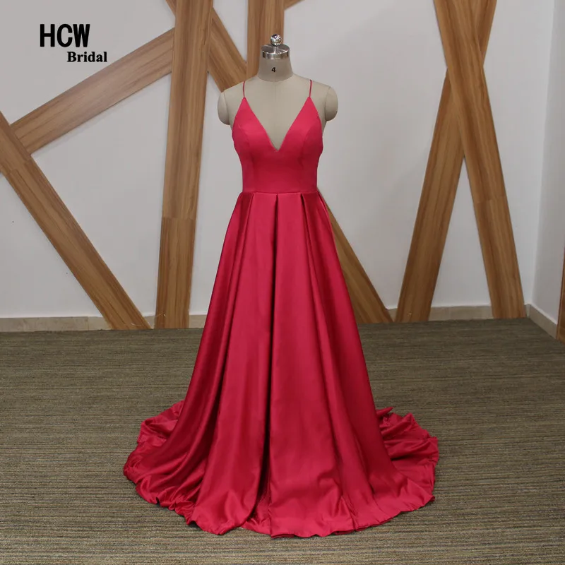 Hot Pink Long Evening Dress 2019 Sexy Backless Spaghetti Strap Sweetheart Satin Occasion Dresses Cheap Arabic Evening Party Gown
Hot Pink Long Evening Dress 2019 Sexy Backless Spaghetti Strap Sweetheart Satin Occasion Dresses Cheap Arabic Evening Party Gown