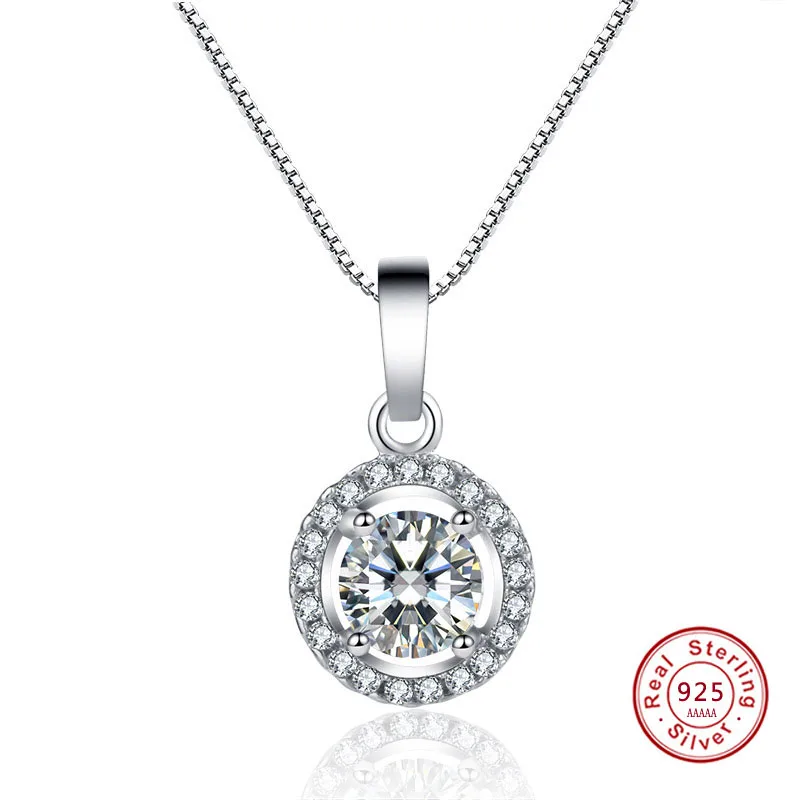 Classic S925 Sterling Heart cut 0.6ct Top Quality AAA CZ Crystal Round Pendant&Necklace for Women Party/Birthday Fashion Jewelry
Classic S925 Sterling Heart cut 0.6ct Top Quality AAA CZ Crystal Round Pendant&Necklace for Women Party/Birthday Fashion Jewelry