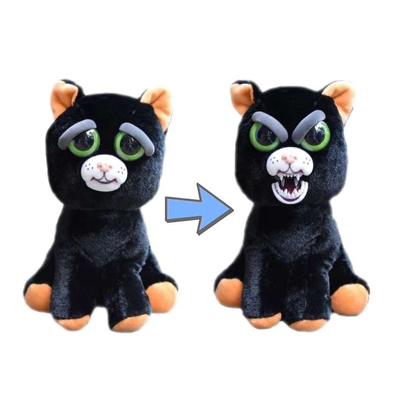 Feisty Pets Funny Change Face Plush Toys Animal Dolls Children Toys   For Girls  Prank Toy Christmas Gift Fast Shipping (6)