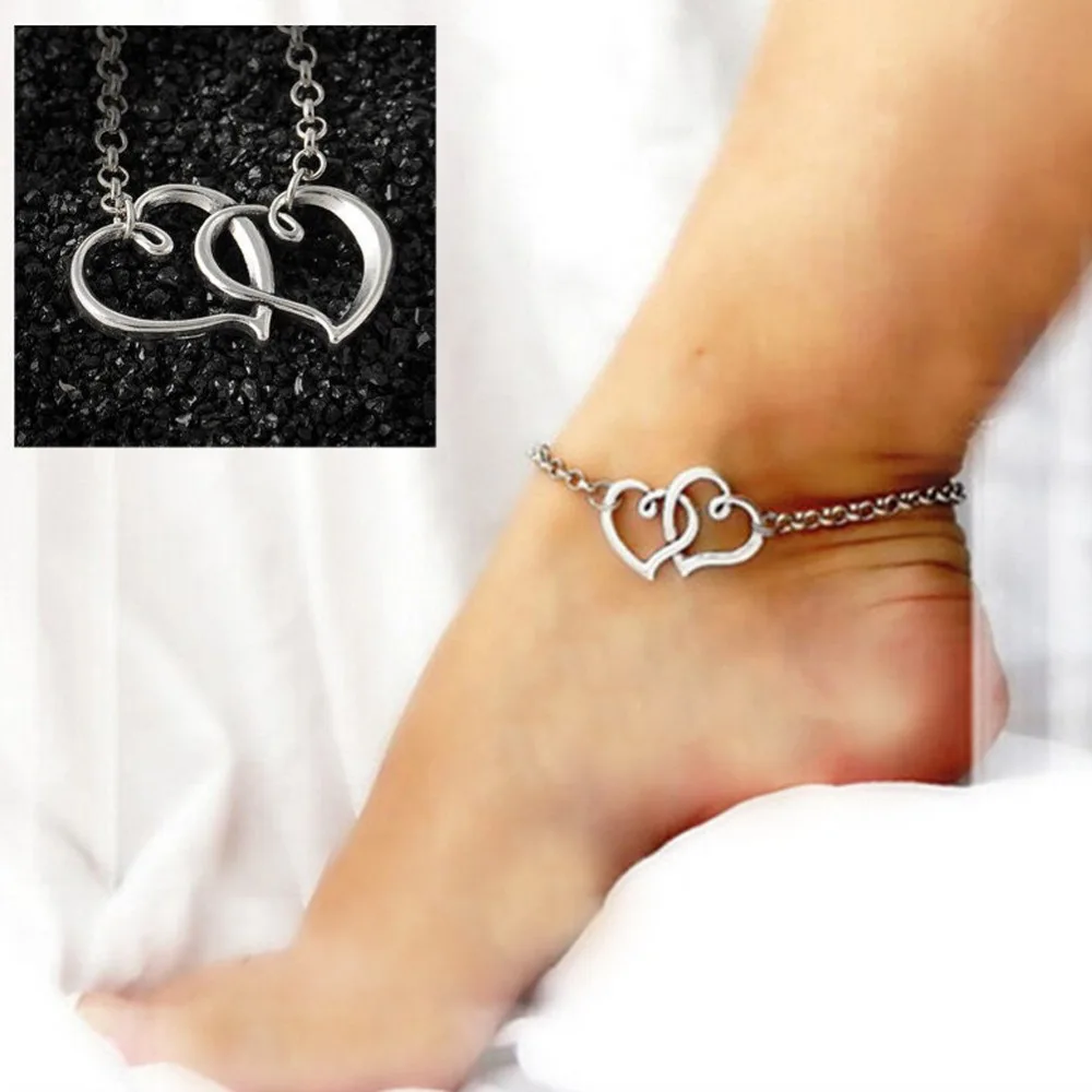 2019 FASHION! Charming Foot Jewelry Accessories Peach Heart Double Heart Anklet Foot Ornament Drop Shipping
2019 FASHION! Charming Foot Jewelry Accessories Peach Heart Double Heart Anklet Foot Ornament Drop Shipping