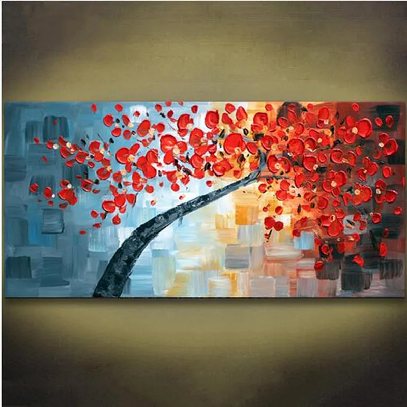 1 Panel Canvas Pictures Hand Painted Acrylic Knife Floral Paintings Abstract Red Flower Oil Painting Modern Home Decor Wall Art
1 Panel Canvas Pictures Hand Painted Acrylic Knife Floral Paintings Abstract Red Flower Oil Painting Modern Home Decor Wall Art