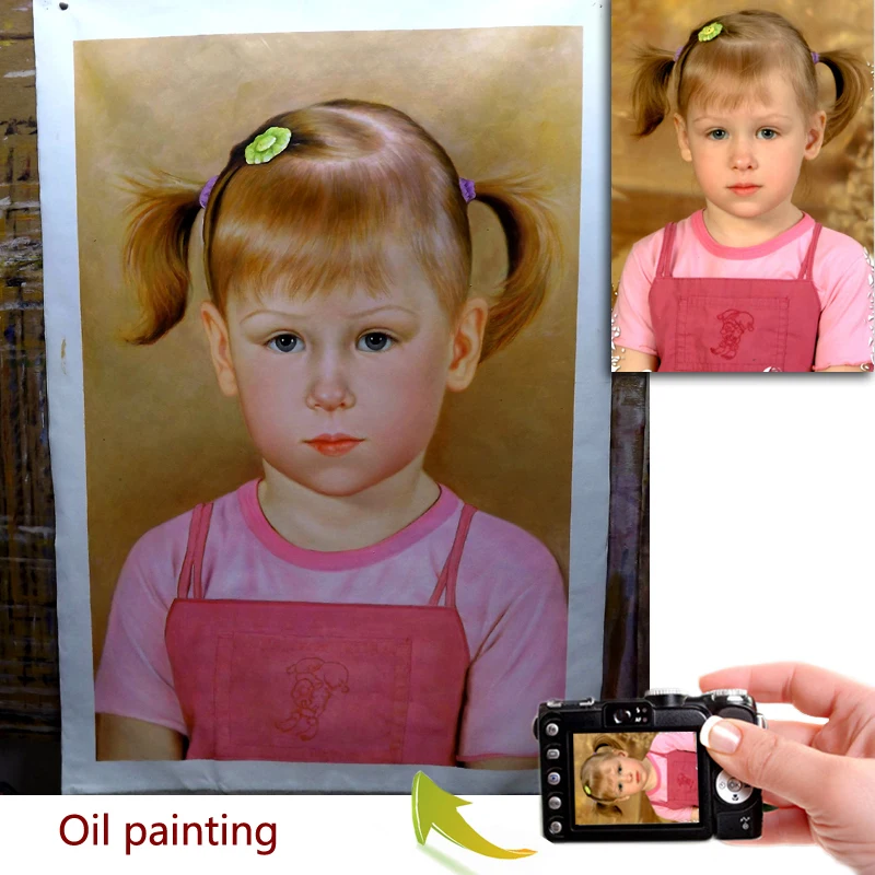 Custom baby portrait oil painting (one person) handmade oil on canvas paint from photo
Custom baby portrait oil painting (one person) handmade oil on canvas paint from photo