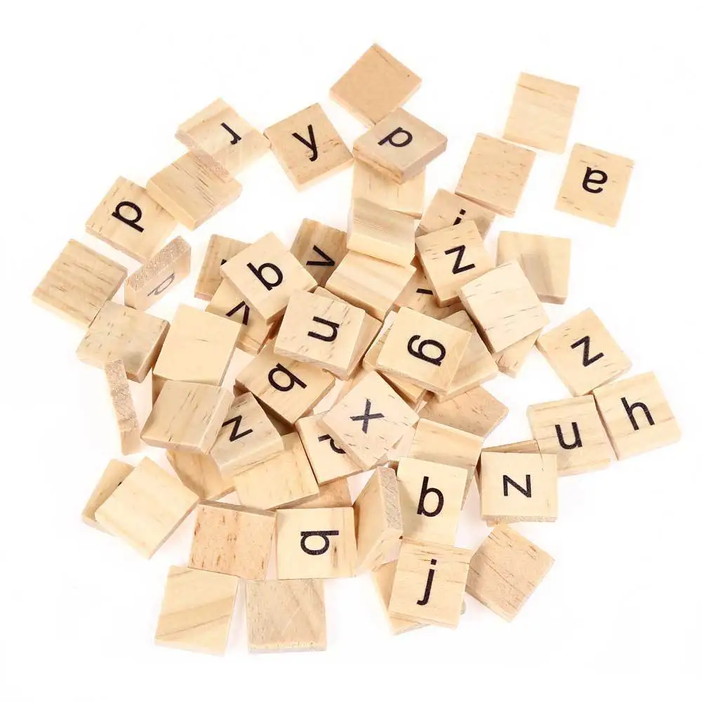 100PC/Pack 18*20MM Wooden English Alphabet Puzzle Kid New Year Gift Wedding Birthday Party Table Decoration Valentine Day Props
100PC/Pack 18*20MM Wooden English Alphabet Puzzle Kid New Year Gift Wedding Birthday Party Table Decoration Valentine Day Props