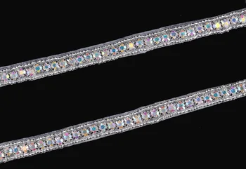 20Yard Fashion Wedding AB Crystal Diamond Rhinestone Applique Trim Yard Hot Fix Luxury Beaded Trimming For DIY Girl Shoes
20Yard Fashion Wedding AB Crystal Diamond Rhinestone Applique Trim Yard Hot Fix Luxury Beaded Trimming For DIY Girl Shoes