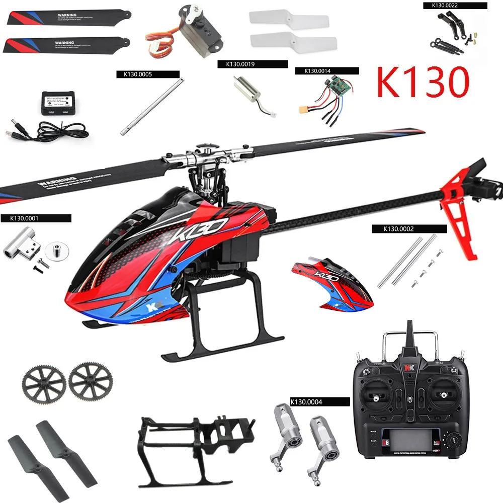 WL Toys XK K130 Main Blades Motor Tube Pipe Tail Blade Grip Servo ESC Frame Skid 3D 6G Rc Spare Parts Accessories R/C Helicopter
WL Toys XK K130 Main Blades Motor Tube Pipe Tail Blade Grip Servo ESC Frame Skid 3D 6G Rc Spare Parts Accessories R/C Helicopter