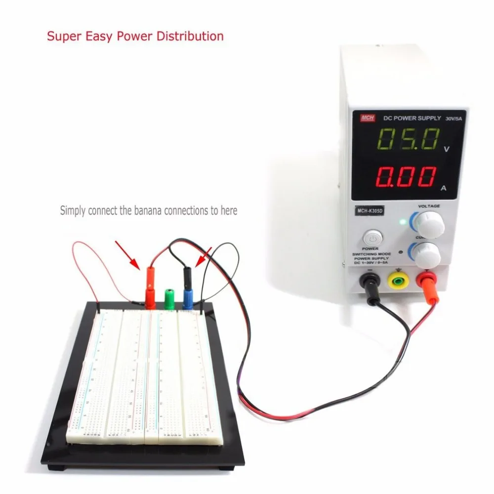 1660 Points ZY-204 Mini Solderless Prototype Breadboard Protoboard PCB Universal Circuit Test Board DIY Tools Bread Board
1660 Points ZY-204 Mini Solderless Prototype Breadboard Protoboard PCB Universal Circuit Test Board DIY Tools Bread Board