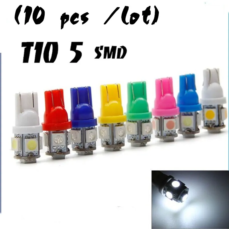 10PCS Led Car Lampada Light T10 Super White 194 168 w5w T10 Led Parking Bulb Auto Wedge Clearance Lamp DC 12v Red Orange
10PCS Led Car Lampada Light T10 Super White 194 168 w5w T10 Led Parking Bulb Auto Wedge Clearance Lamp DC 12v Red Orange