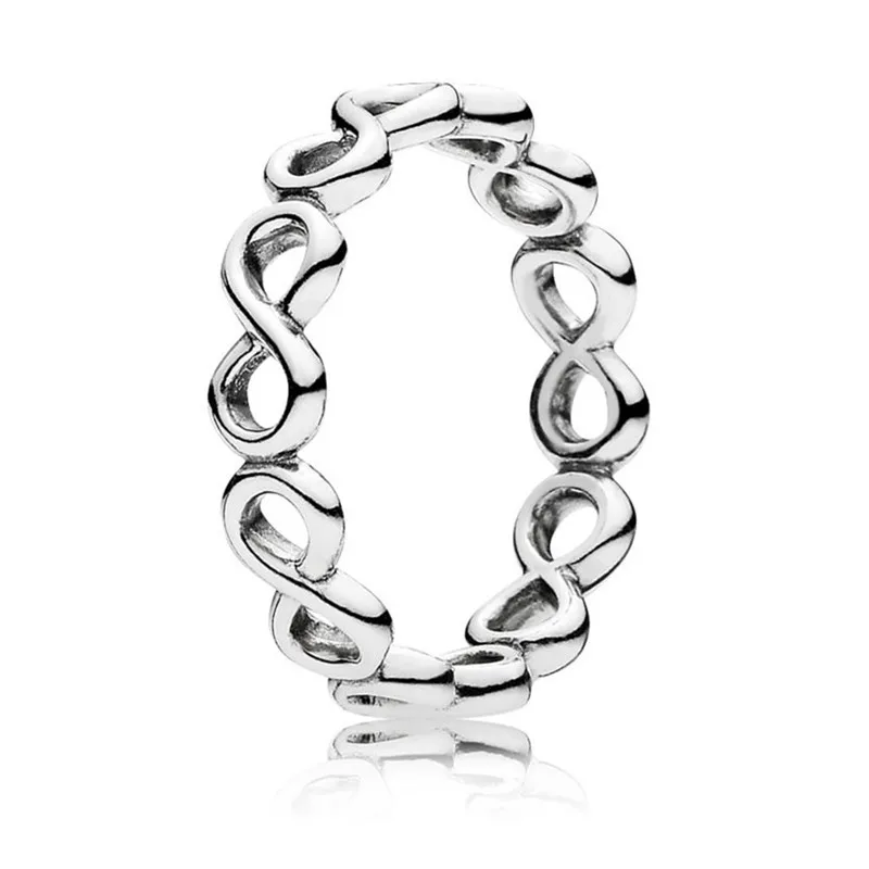 100% Original 925 Sterling Silver Trendy Infinite Love Ring Band For Women Wedding Engagement Party Gift Fine Pandora Jewelry
100% Original 925 Sterling Silver Trendy Infinite Love Ring Band For Women Wedding Engagement Party Gift Fine Pandora Jewelry
