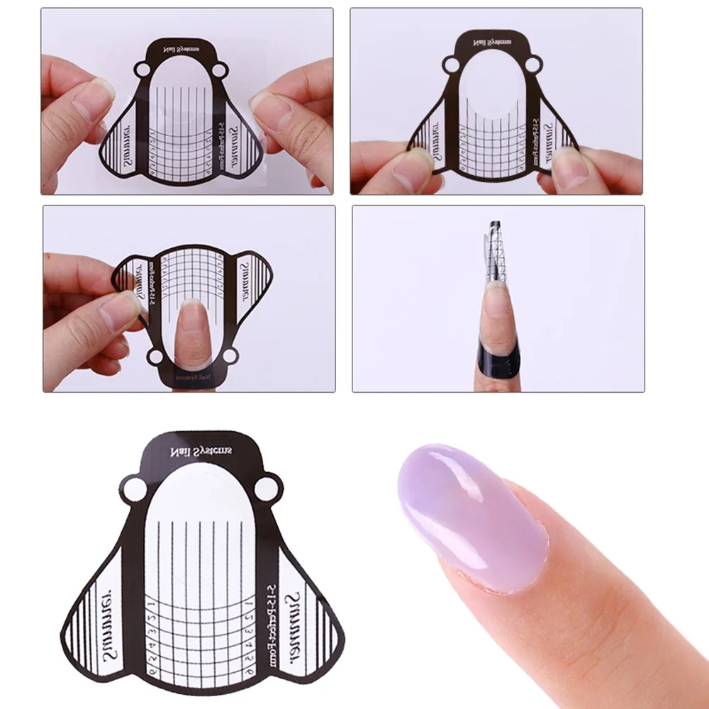 100/50pcs Gel Extension Sticker Nail Forms Nail Art French Acrylic UV Gel Tips Extension Honeybee Shape Nail Manicure Tools
100/50pcs Gel Extension Sticker Nail Forms Nail Art French Acrylic UV Gel Tips Extension Honeybee Shape Nail Manicure Tools