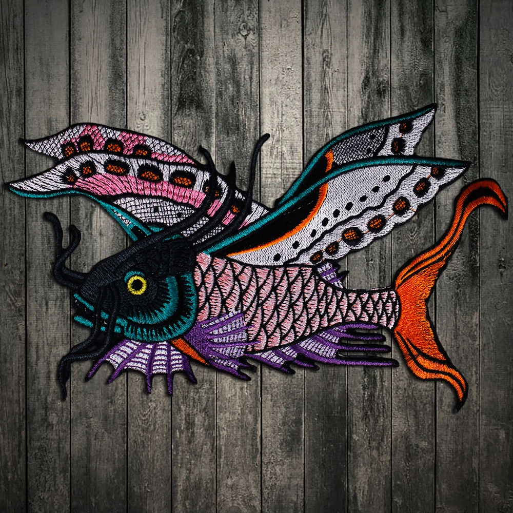 1Piece New Arrival Big Color Fish Embroidered Patches Sewing Applique for Clothing DIY Accessories
1Piece New Arrival Big Color Fish Embroidered Patches Sewing Applique for Clothing DIY Accessories