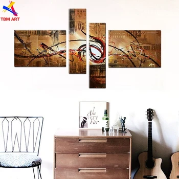 Grey Color 4pcs/set Handmade Modern Abstract Oil Painting on Canvas Wall Art for Living Room Home Decoration Gift No Frame Z080
Grey Color 4pcs/set Handmade Modern Abstract Oil Painting on Canvas Wall Art for Living Room Home Decoration Gift No Frame Z080