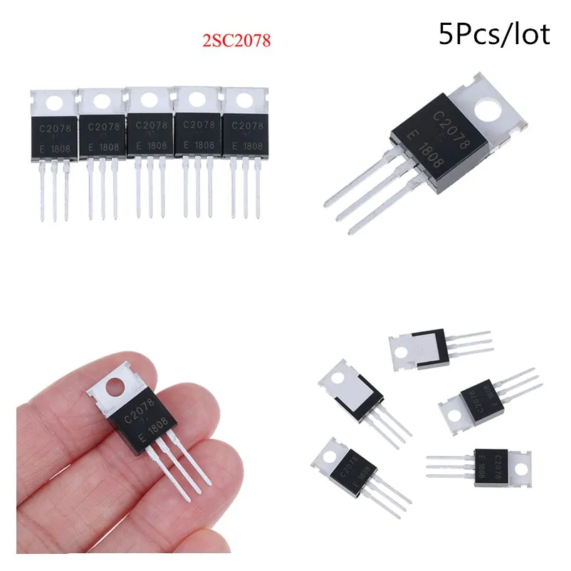 New 5 Pcs/lot RF/VHF/UHF Transistor TO-220 C2078 Instrument Parts Accessories 2SC2078
New 5 Pcs/lot RF/VHF/UHF Transistor TO-220 C2078 Instrument Parts Accessories 2SC2078