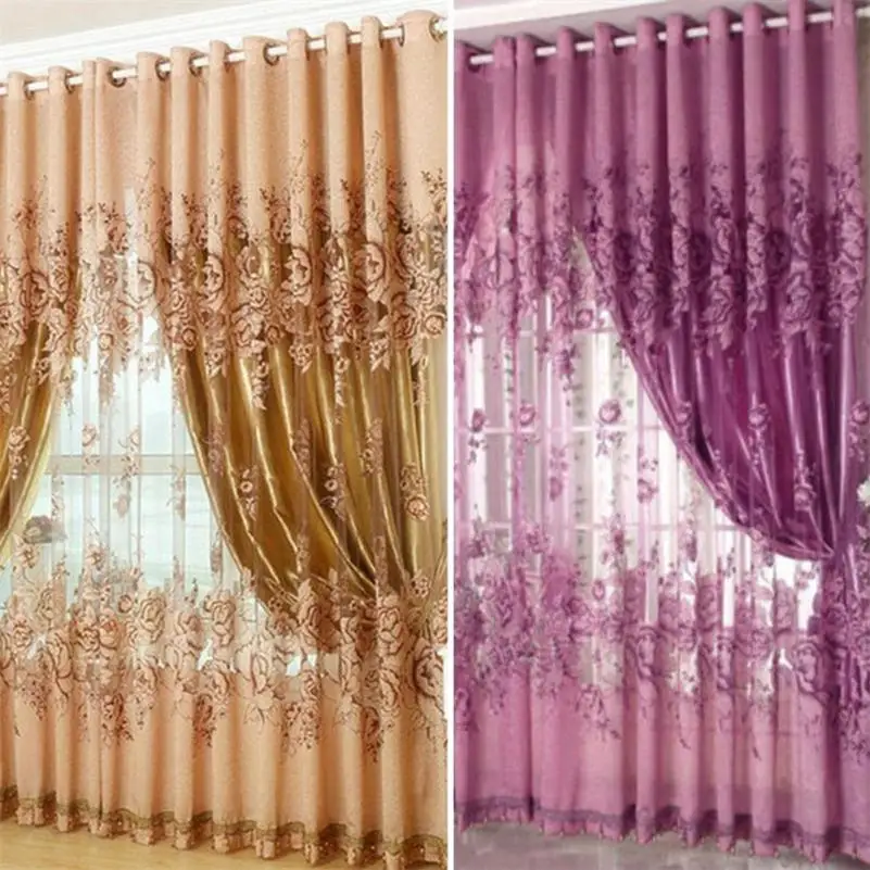 250cm x100cm Curtains Room Floral Tulle Window Screening Curtain Drape Scarfs Valances 4 Patterns
250cm x100cm Curtains Room Floral Tulle Window Screening Curtain Drape Scarfs Valances 4 Patterns