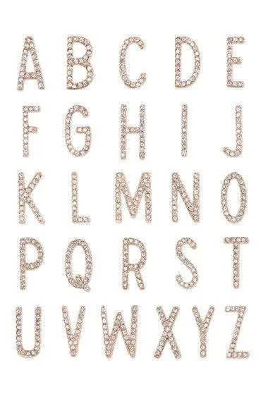 Vinnie Design Jewelry Gold Color Pave Letter slide Charms fit on Keeper Bracelet 10pcs/lot 
Vinnie Design Jewelry Gold Color Pave Letter slide Charms fit on Keeper Bracelet 10pcs/lot