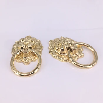 6PCS Vintage Retro Style Lion Head Door Knobs Cabinet Drawer Cupboard Chest Dresser Ring Pull Replacement Handle Golden Color
6PCS Vintage Retro Style Lion Head Door Knobs Cabinet Drawer Cupboard Chest Dresser Ring Pull Replacement Handle Golden Color