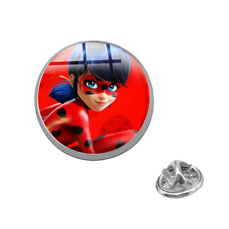 Suteyi Fashion Ladybug Girl Pins Handmade Glass Dome Cute Cartoon Brooches Silver Color Brooch Women Girl Jewelry
Suteyi Fashion Ladybug Girl Pins Handmade Glass Dome Cute Cartoon Brooches Silver Color Brooch Women Girl Jewelry