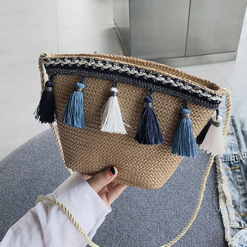 Boho Multi-purpose Rattan Crossbody Women Storage Bag With Tassel Genuine Strap Storage Bags For Makeup Handbag Organizer Toto
Boho Multi-purpose Rattan Crossbody Women Storage Bag With Tassel Genuine Strap Storage Bags For Makeup Handbag Organizer Toto