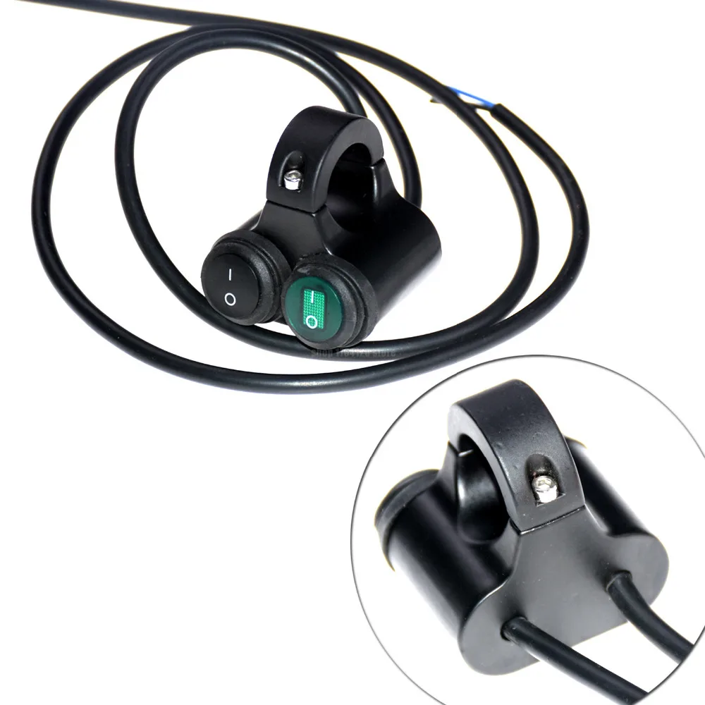 Motorcycle 12V 10A 2 Button Switch 22mm (7/8") Handlebar Aluminium Alloy Waterproof Dustproof 2 Wires + 3 Wires 
Motorcycle 12V 10A 2 Button Switch 22mm (7/8") Handlebar Aluminium Alloy Waterproof Dustproof 2 Wires + 3 Wires