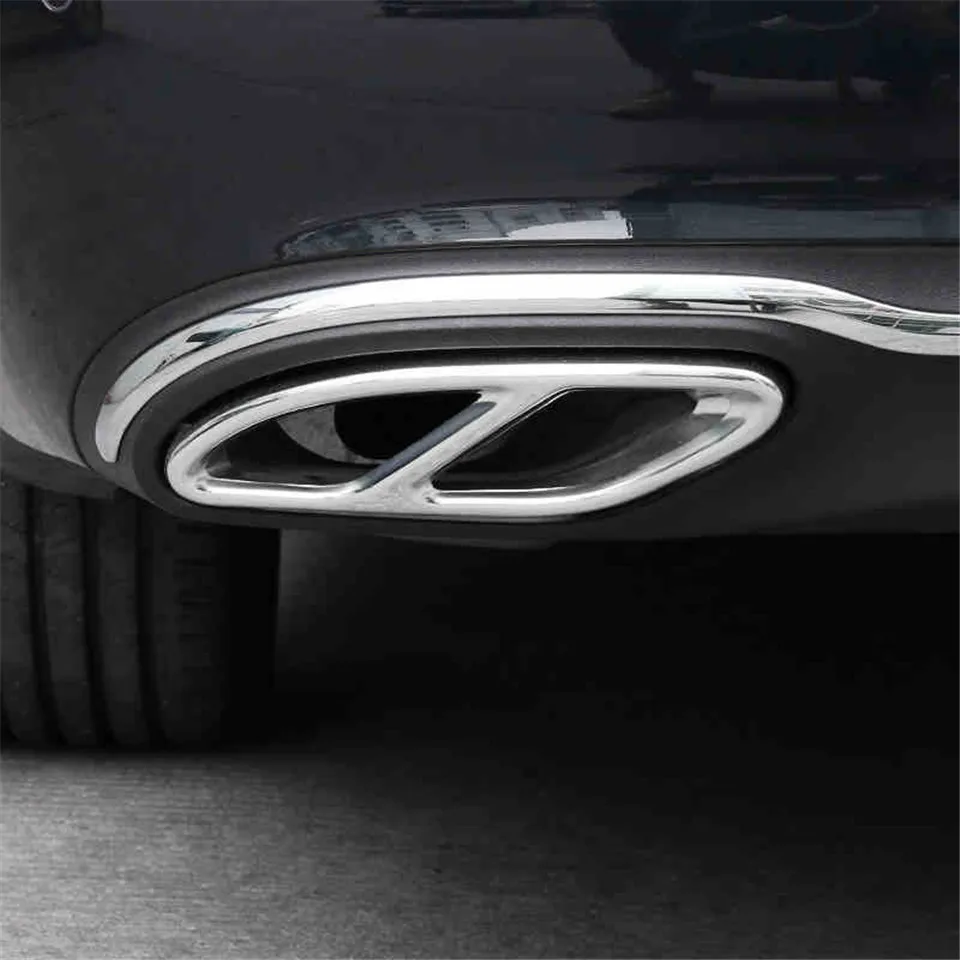 Stainless Steel Rear Dual Exhaust Pipe Stick Cover Trims For Mercedes Benz W205 C180 C200 C250 C300 C400 C 2015 2016 2017 sedan
Stainless Steel Rear Dual Exhaust Pipe Stick Cover Trims For Mercedes Benz W205 C180 C200 C250 C300 C400 C 2015 2016 2017 sedan