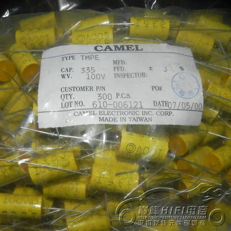 Original new 100% import 100V3.3UF 335J mkT core frequency metallized polyester film capacitor (Inductor)
Original new 100% import 100V3.3UF 335J mkT core frequency metallized polyester film capacitor (Inductor)