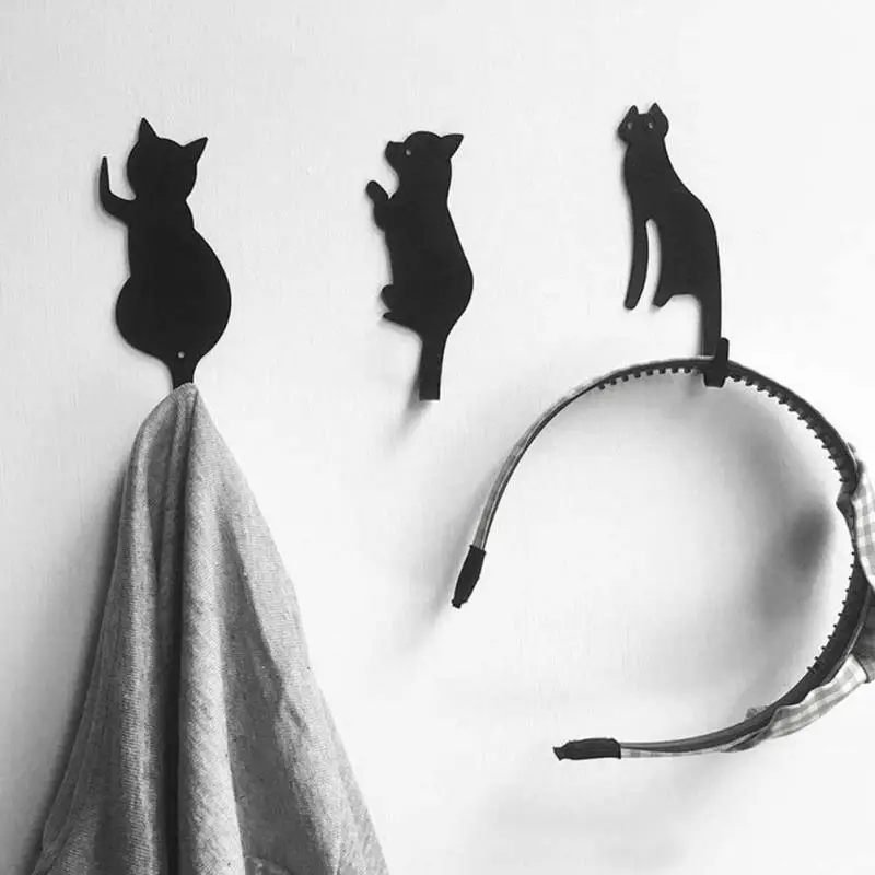 3Pcs/lot Cute Cat Dog Metal Hook Clothes Wall Hat Hanger Door Key Coat Hanging Hooks Black White 3 Types for Choice #735
3Pcs/lot Cute Cat Dog Metal Hook Clothes Wall Hat Hanger Door Key Coat Hanging Hooks Black White 3 Types for Choice #735