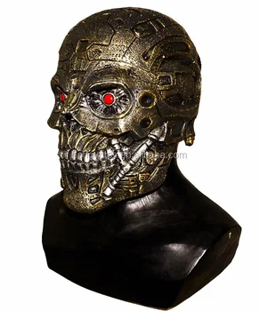 Hot Novelty 100 % Verisimilitude Latex Skull Robot Terminator Mask for Entertainment
Hot Novelty 100 % Verisimilitude Latex Skull Robot Terminator Mask for Entertainment