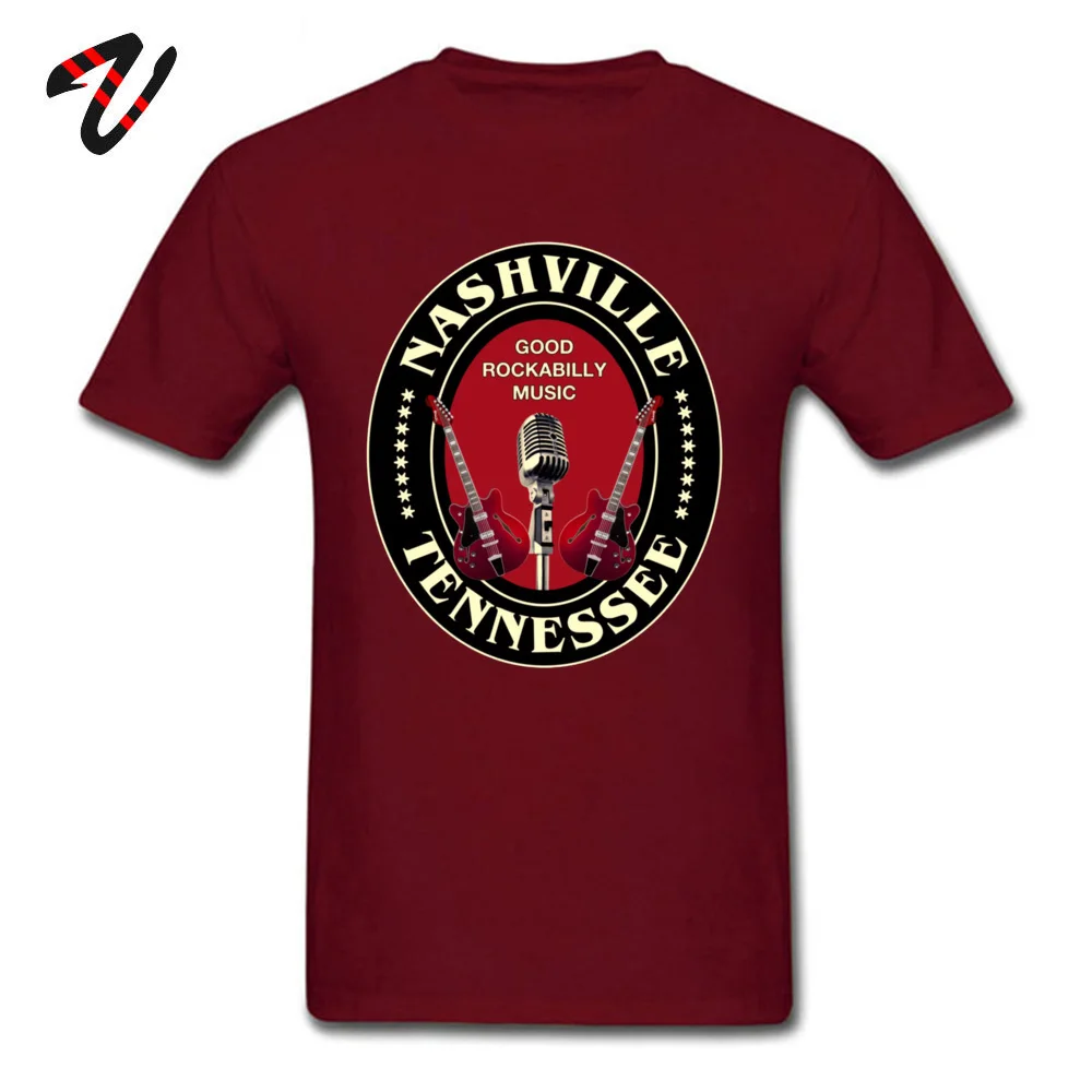 Family Short Sleeve Tops Shirt ostern Day Newest Crew Neck 100% Cotton Tee Shirt Adult T-shirts Vintage Rockabilly Nashville Vintage Rockabilly Nashville 17025 maroon