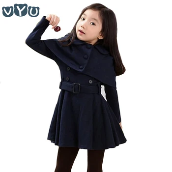 2018 Autumn Winter Elegant Thicken Kids Dress For Girls Warm Long Sleeved Fashion Shawl Cloak Princess Dress 2 Pieces Kids Suits
2018 Autumn Winter Elegant Thicken Kids Dress For Girls Warm Long Sleeved Fashion Shawl Cloak Princess Dress 2 Pieces Kids Suits
