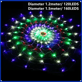 LED Spider Net 1.2m 120led Lamp RGB Color for Indoor Outdoor Halloween Porch Decoration UL110V 220V 
LED Spider Net 1.2m 120led Lamp RGB Color for Indoor Outdoor Halloween Porch Decoration UL110V 220V
