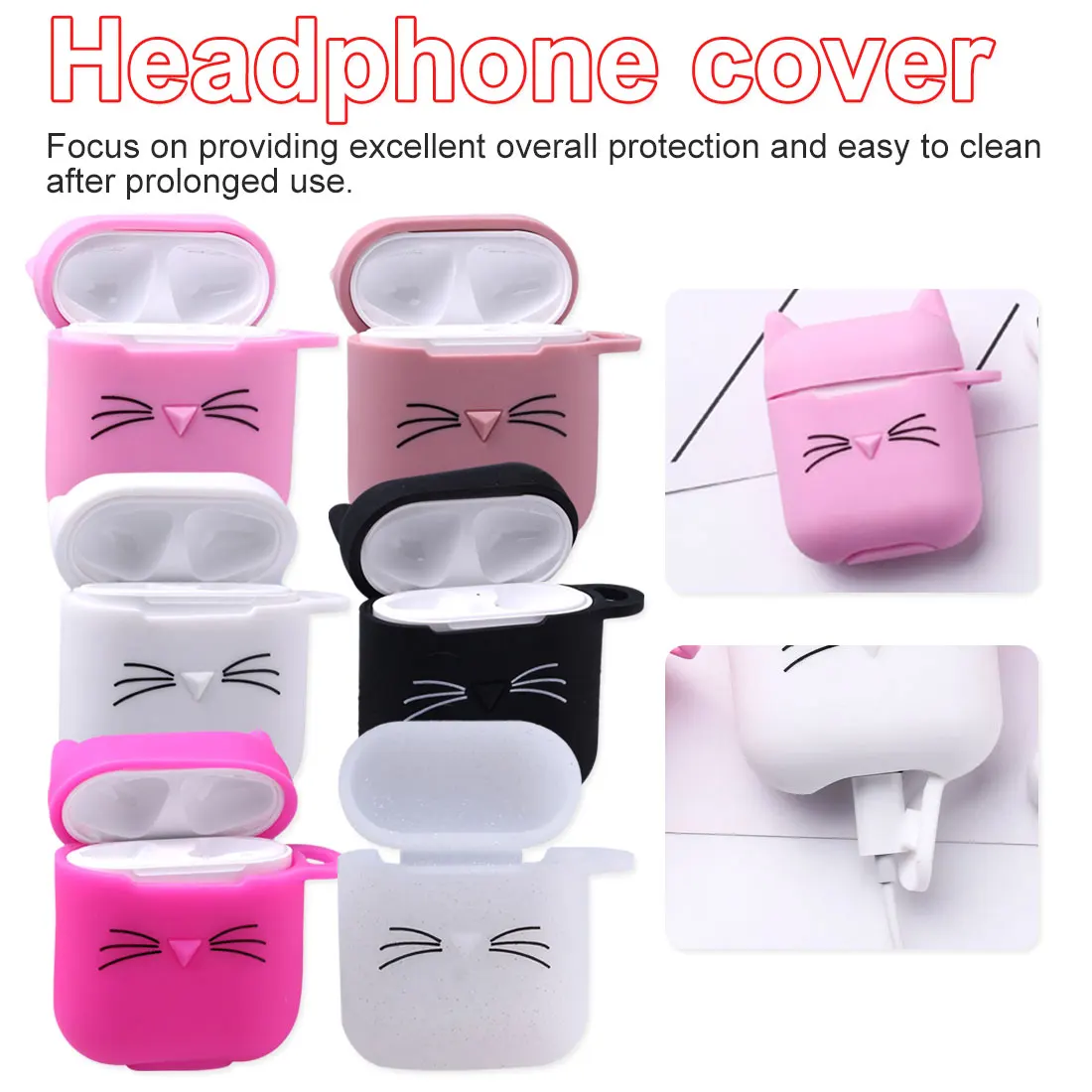 Lovely Protective Bluetooth Wireless Case for Airpods Fashion Design Case High Quality Earphone Case
Lovely Protective Bluetooth Wireless Case for Airpods Fashion Design Case High Quality Earphone Case