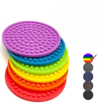 6PCS/Set High Quality Raised Dots Drinks Coasters Table Mats and Pads Round Silicone Non-slip Cup Mat Dia 10CM Kitchen Accessory
6PCS/Set High Quality Raised Dots Drinks Coasters Table Mats and Pads Round Silicone Non-slip Cup Mat Dia 10CM Kitchen Accessory
