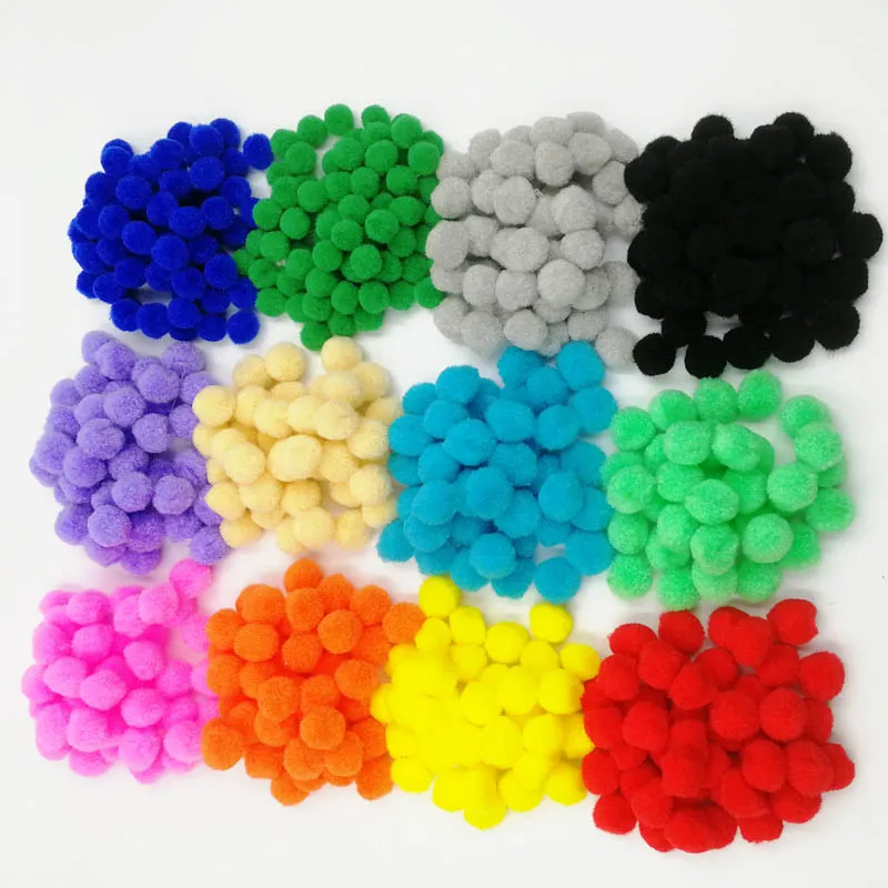 650Pcs 8/10/15/20/25mm Mini Fluffy Soft Pom Poms Pompoms Ball Handmade Kids Toys Wedding Decor DIY Sewing Craft Supplies
650Pcs 8/10/15/20/25mm Mini Fluffy Soft Pom Poms Pompoms Ball Handmade Kids Toys Wedding Decor DIY Sewing Craft Supplies
