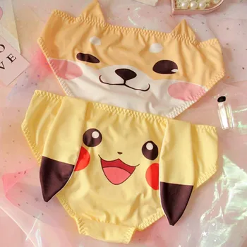 Japanese animation cos cute pikachuchai dog three dimensional ears milk silk underwear girl students majtki damskie stringi
Japanese animation cos cute pikachuchai dog three dimensional ears milk silk underwear girl students majtki damskie stringi