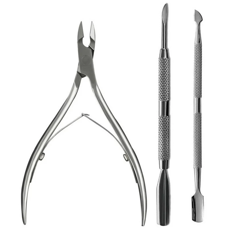3pcs/Lot Nail Cuticle Nipper Spoon Pusher Remover Cutter Clipper Trimmer Nail Art Manicure Tool Nail Polish Tools Kits
3pcs/Lot Nail Cuticle Nipper Spoon Pusher Remover Cutter Clipper Trimmer Nail Art Manicure Tool Nail Polish Tools Kits