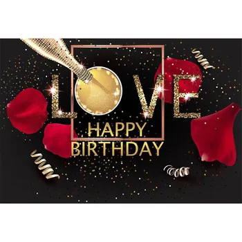 Black Background For Photography Glod Sequins Red Rose Petals Glitter Text Backdrop For Baby Shower Birthday Party Photo Props
Black Background For Photography Glod Sequins Red Rose Petals Glitter Text Backdrop For Baby Shower Birthday Party Photo Props